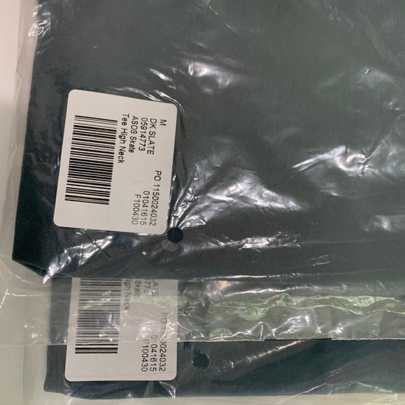 (2) ASOS Men's T-Shirt - Medium - Slate Blue - Brand New w/Tags Lot - Picture 2 of 2